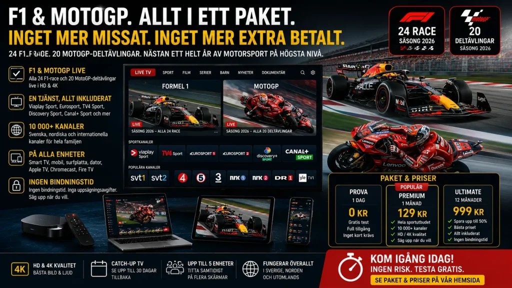 Formel 1 MotoGP Live Streaming