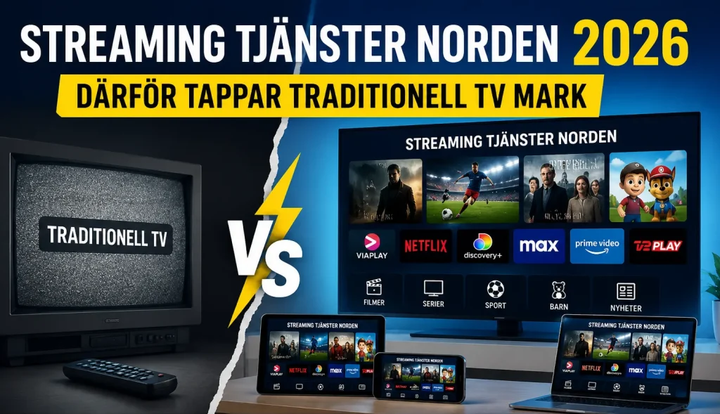 Streaming Tjänster Norden