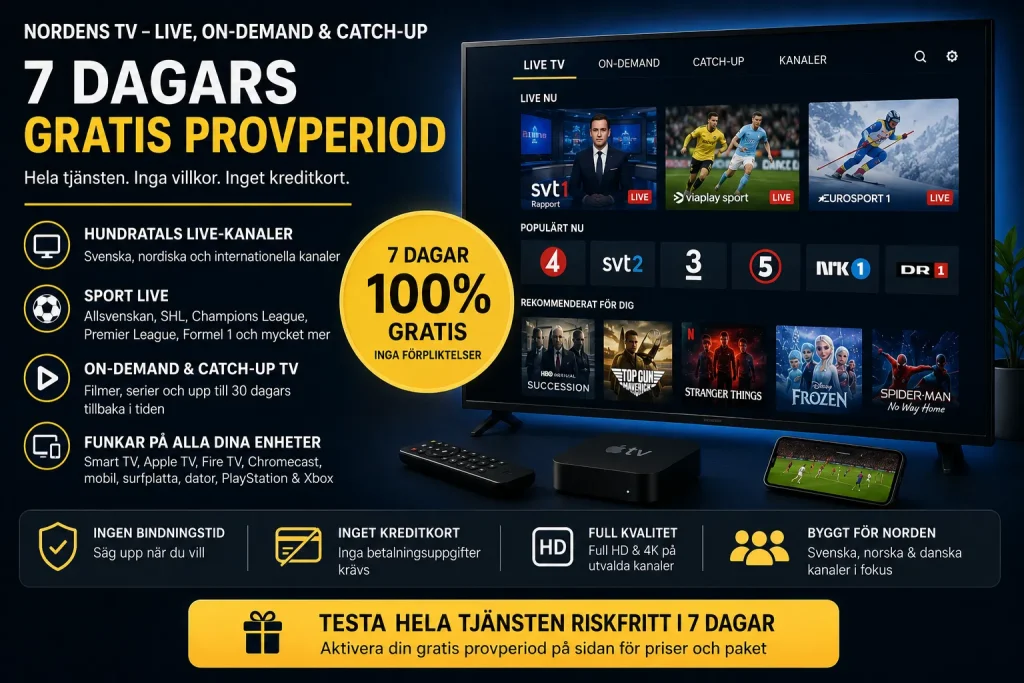 Multi-Channel Streaming Tjänst