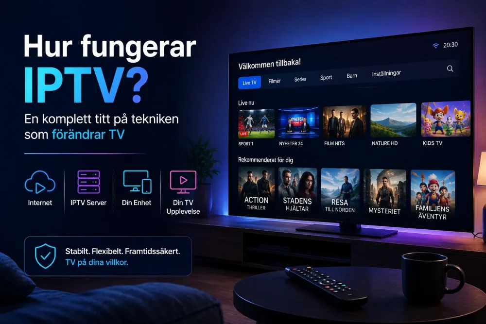 Hur fungerar IPTV En komplett titt på tekniken som förändrar TV