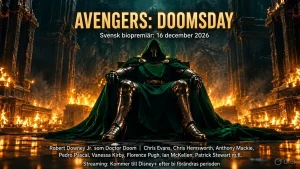 När har Avengers: Doomsday premiär i Sverige?